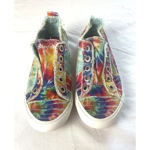 Blowfish Malibu Kids Girls Play Tie Dyed Sneakers Size 5 Youth